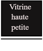 Vitrine hte petite noire