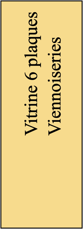 Vitrine 6 plaques