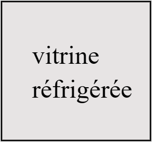 vitrine réfrigérée