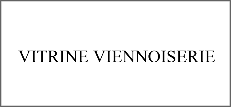 VITRINE VIENNOISERIE