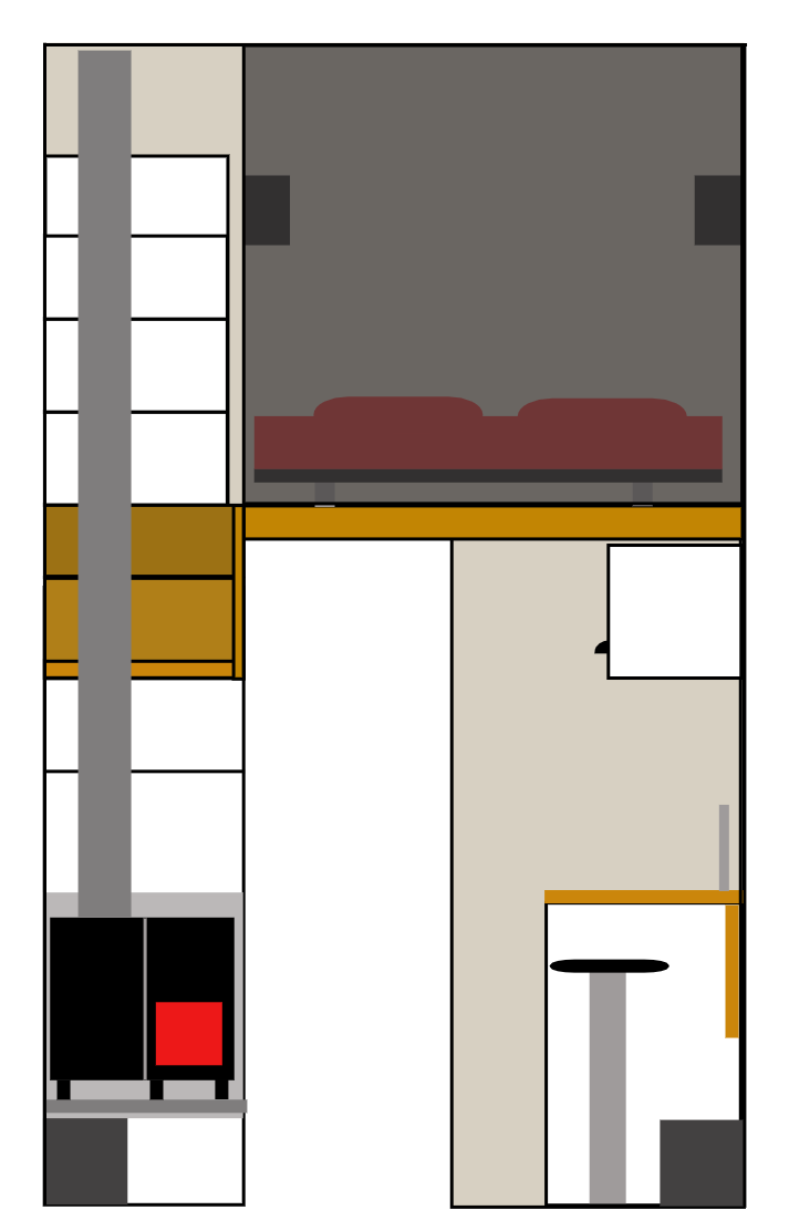 vue cuisine 3.5 bar plié