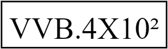 VVB.4X10²