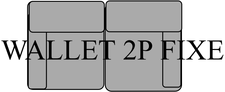 WALLET 2P FIXE