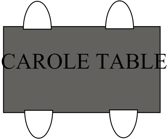 ZAGAS CAROLE TABLE