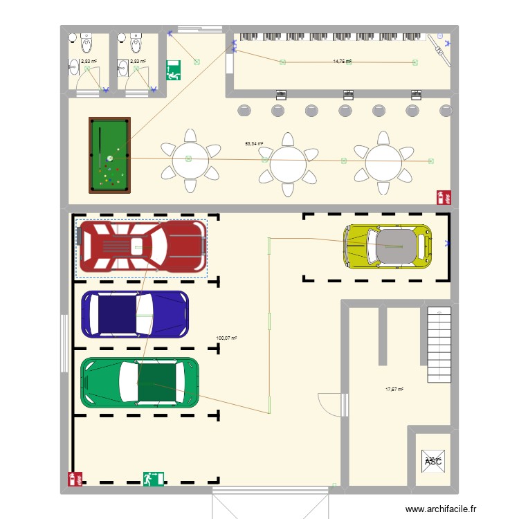 Garaje. Plan de 0 pièce et 0 m2 Garaje. Plan de 0 pièce et 0 m2