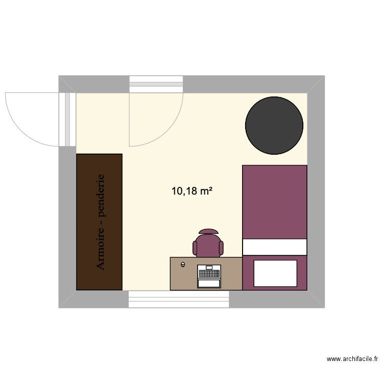 quarto. Plan de 0 pièce et 0 m2