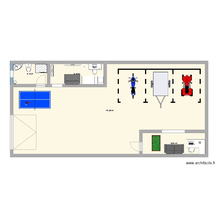 plano 1. Plan de 0 pièce et 0 m2