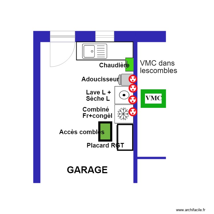 NIEUL Am&eacute;nagt garage Consultation. Plan de 0 pièce et 0 m2