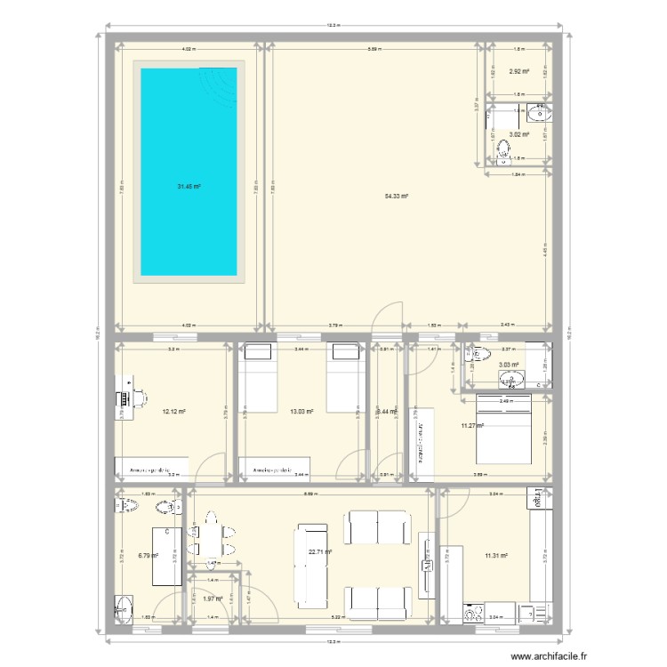 Casa Ignacio Sanchez Mejias. Plan de 0 pièce et 0 m2