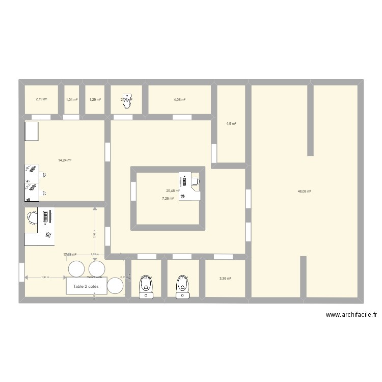 001. Plan de 0 pièce et 0 m2