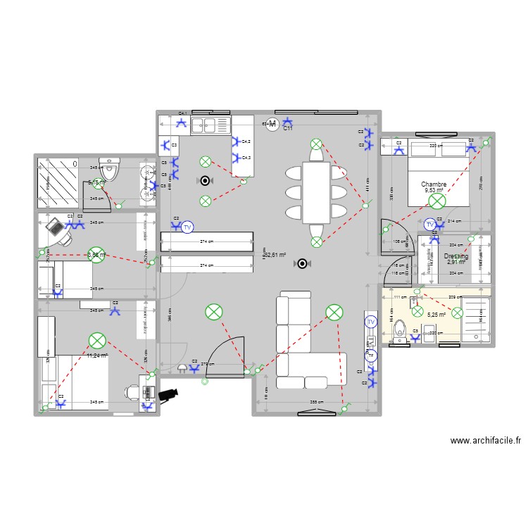 nbjhf. Plan de 0 pièce et 0 m2