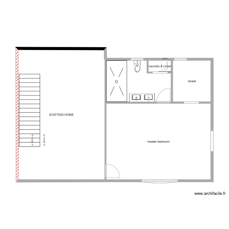 Joyce and Rob upstairs revision 1. Plan de 0 pièce et 0 m2