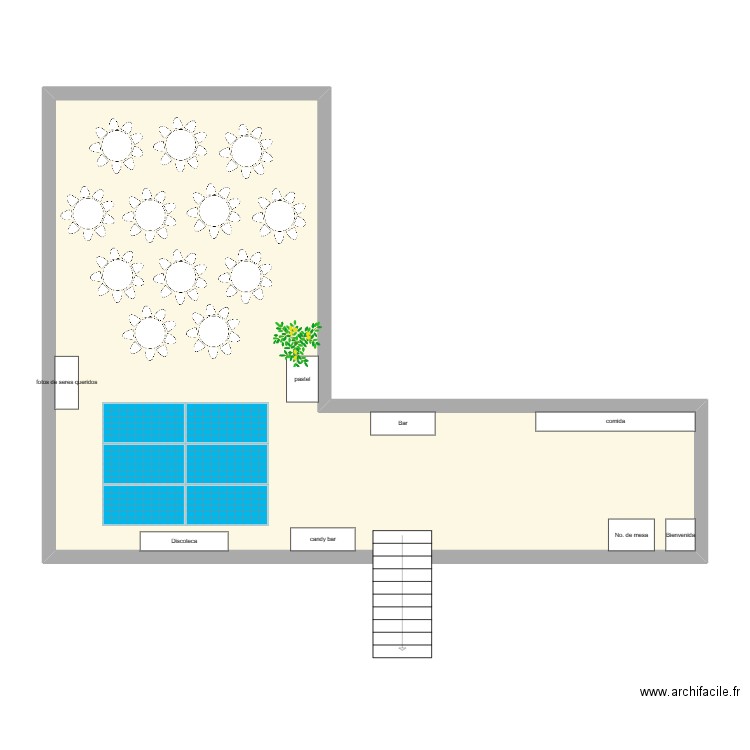 pergola. Plan de 0 pièce et 0 m2