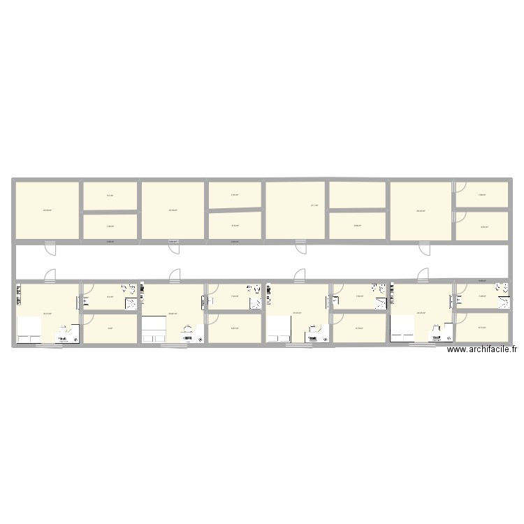 1 room. Plan de 0 pièce et 0 m2