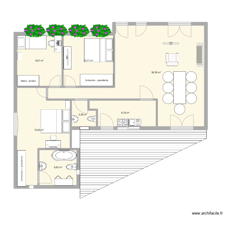 Carilo. Plan de 0 pièce et 0 m2
