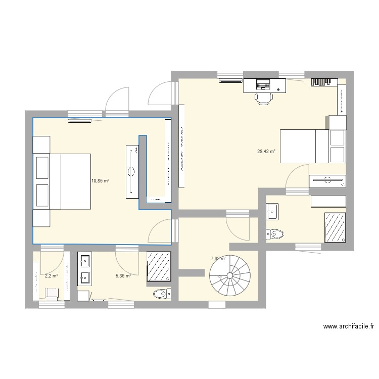 pol house second floor. Plan de 0 pièce et 0 m2