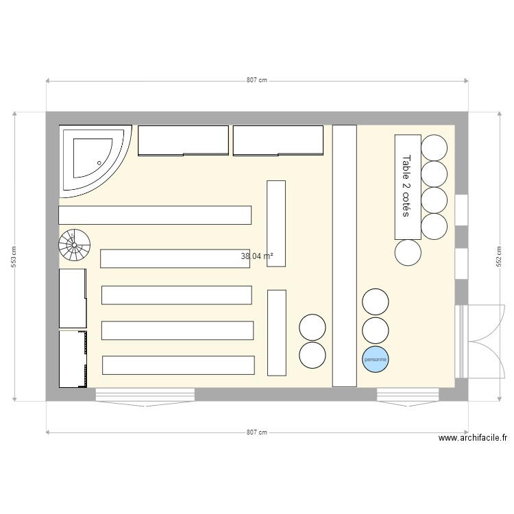 salah. Plan de 0 pièce et 0 m2
