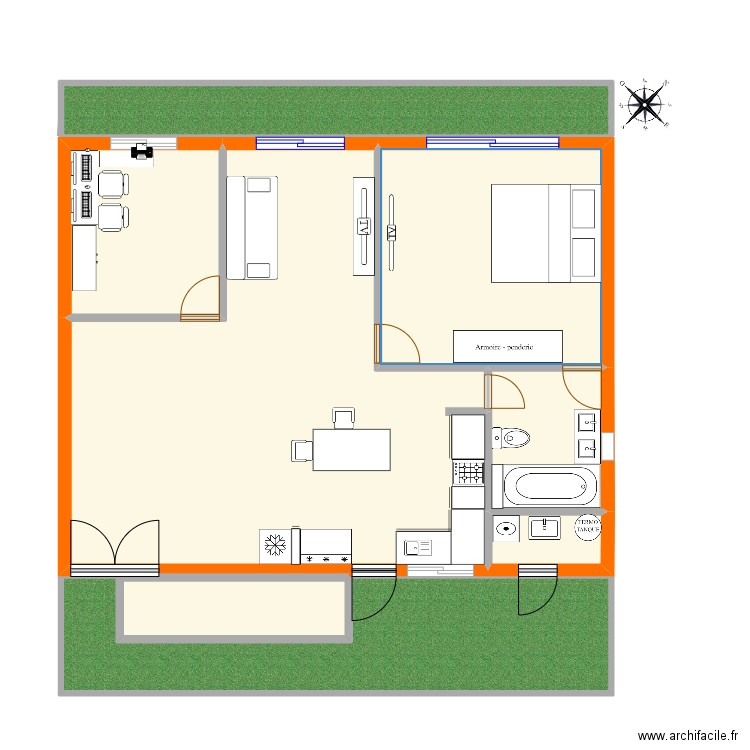 cañerias. Plan de 0 pièce et 0 m2