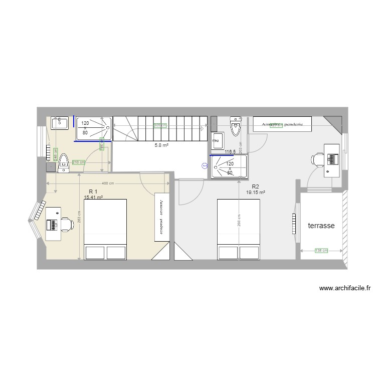 George Henri. Plan de 0 pièce et 0 m2