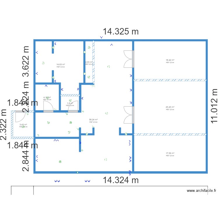 asim elct 2. Plan de 0 pièce et 0 m2