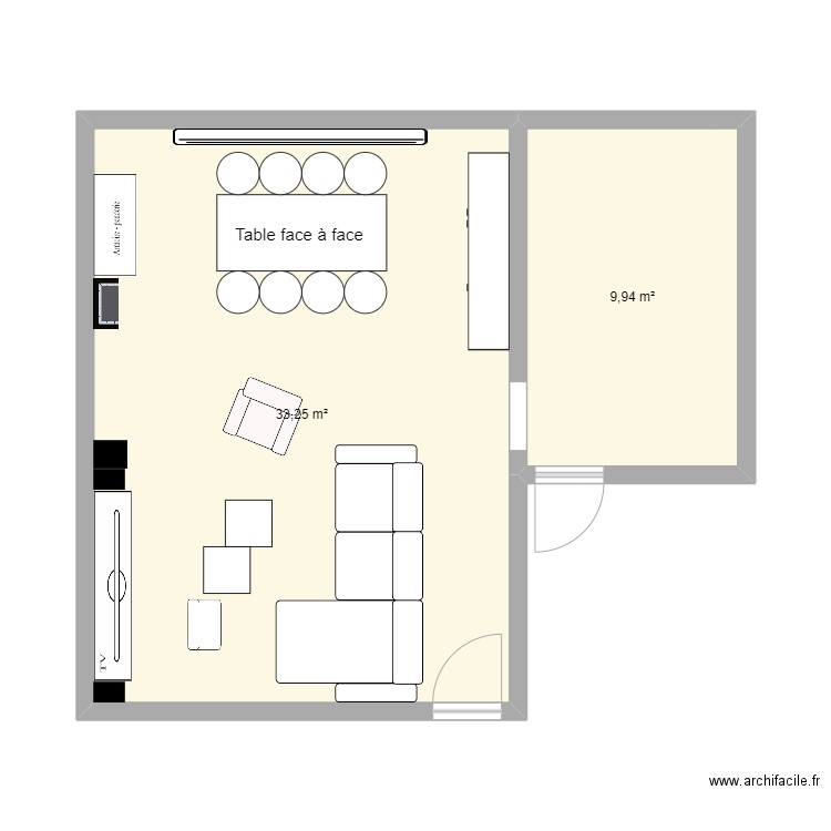 living 2. Plan de 0 pièce et 0 m2