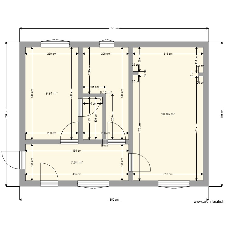 1805. Plan de 0 pièce et 0 m2