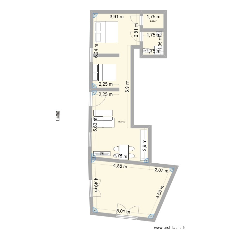 Loft Rota 2. Plan de 0 pièce et 0 m2