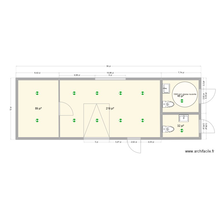 Abris terrain baseball. Plan de 0 pièce et 0 m2