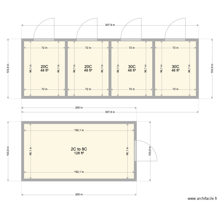 Lonza 5 Room. Plan de 0 pièce et 0 m2