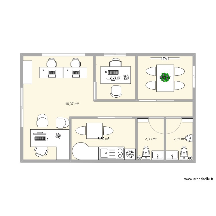PLANO. Plan de 0 pièce et 0 m2