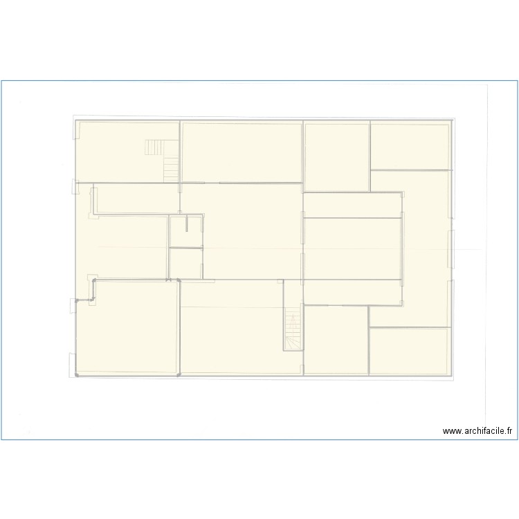 Alain Etage. Plan de 0 pièce et 0 m2
