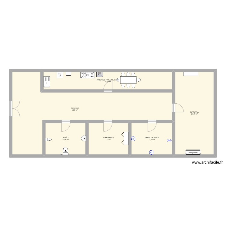 AREA DE PRODUCCION. Plan de 0 pièce et 0 m2