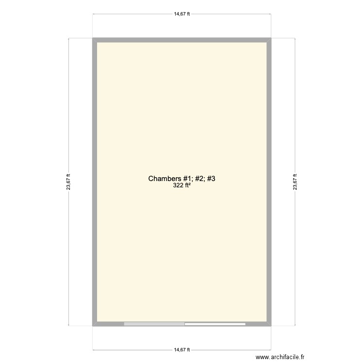 DJA USA Chamber 1. Plan de 0 pièce et 0 m2