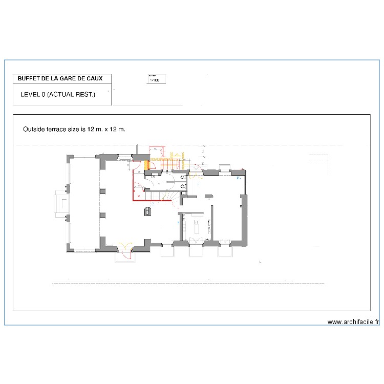 level 0 .1. Plan de 0 pièce et 0 m2
