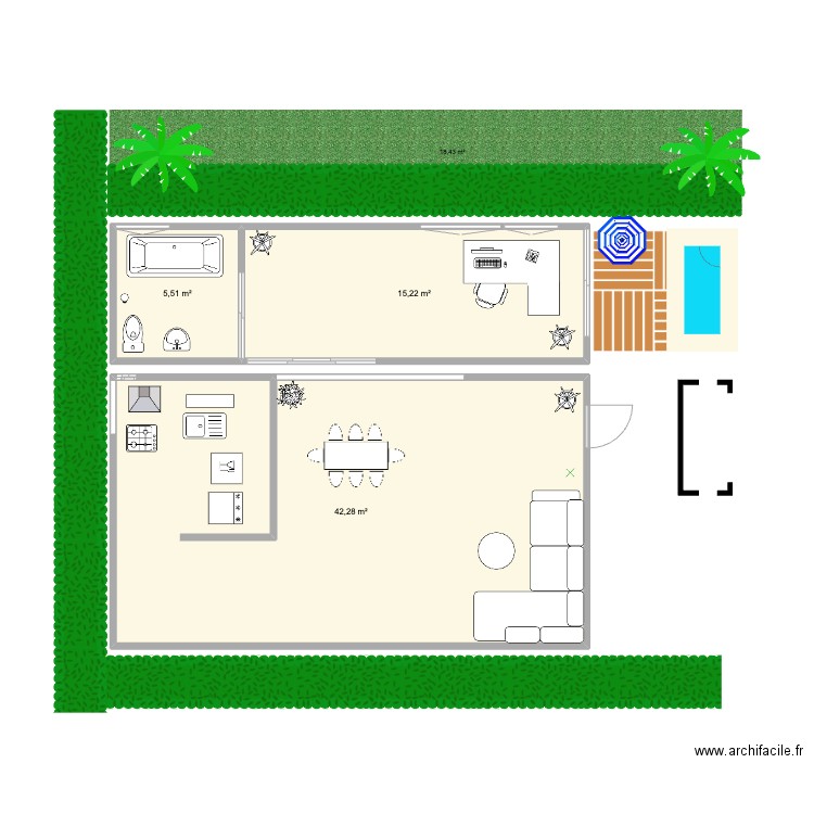 Construire. Plan de 0 pièce et 0 m2