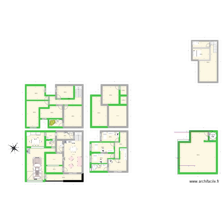 mi casa. Plan de 0 pièce et 0 m2