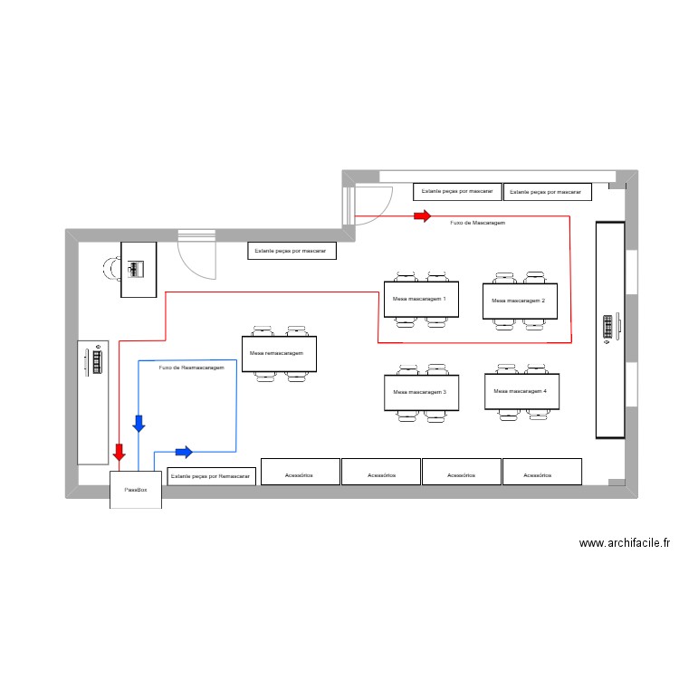 Sala Mascaragem. Plan de 0 pièce et 0 m2