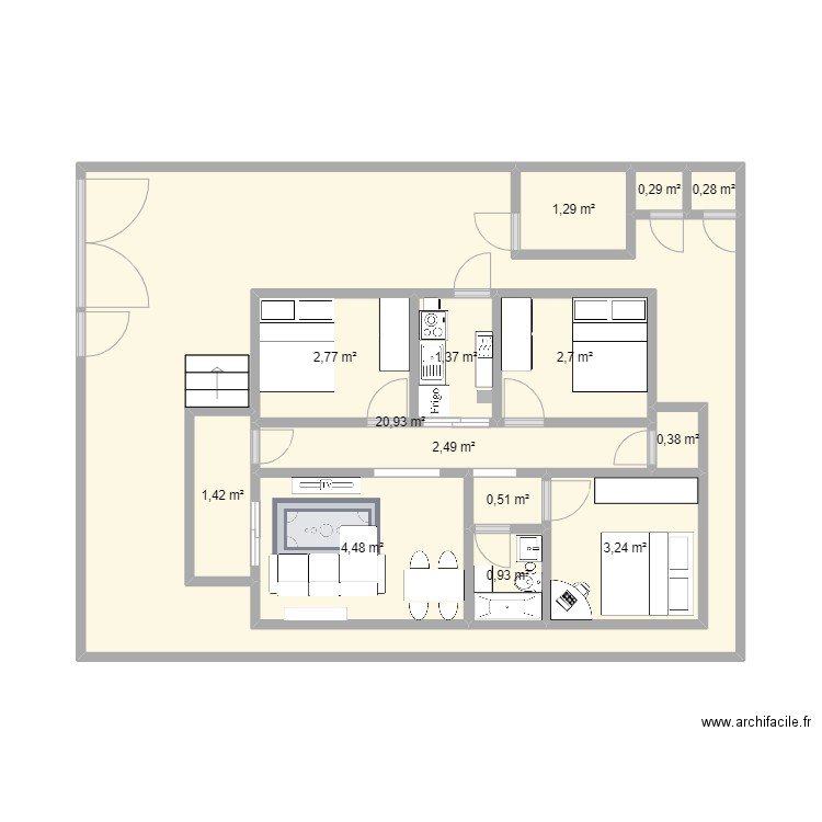 plan . Plan de 0 pièce et 0 m2