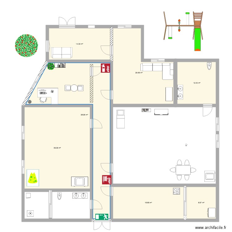 DAYCARE LIAM. Plan de 0 pièce et 0 m2