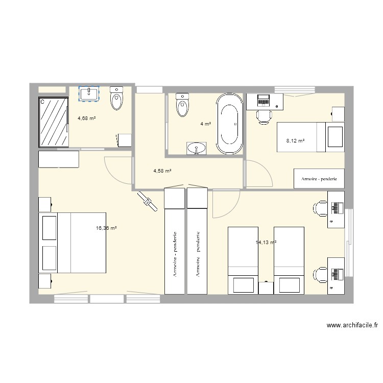 Collbato HABITACIONS 01. Plan de 0 pièce et 0 m2