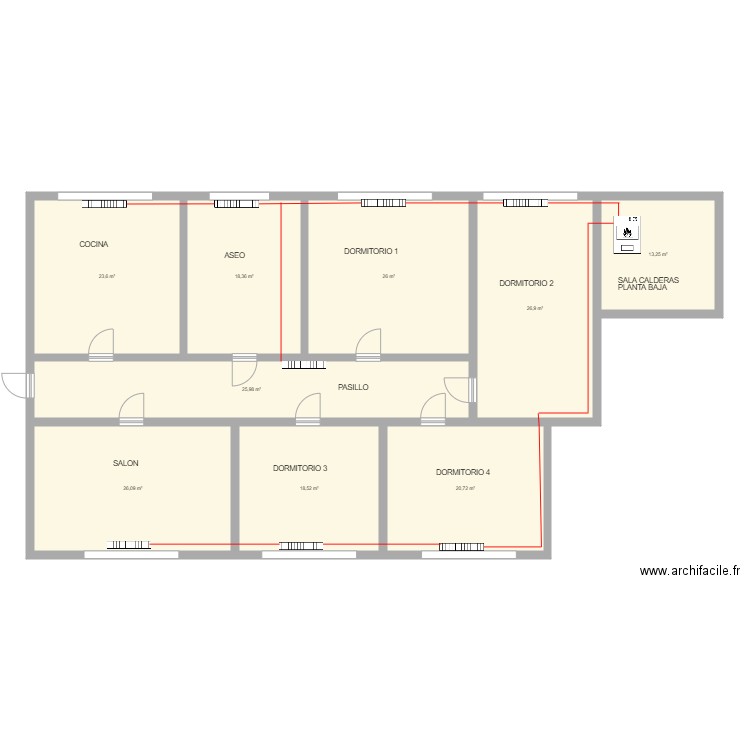 PONTEAREAS. Plan de 0 pièce et 0 m2