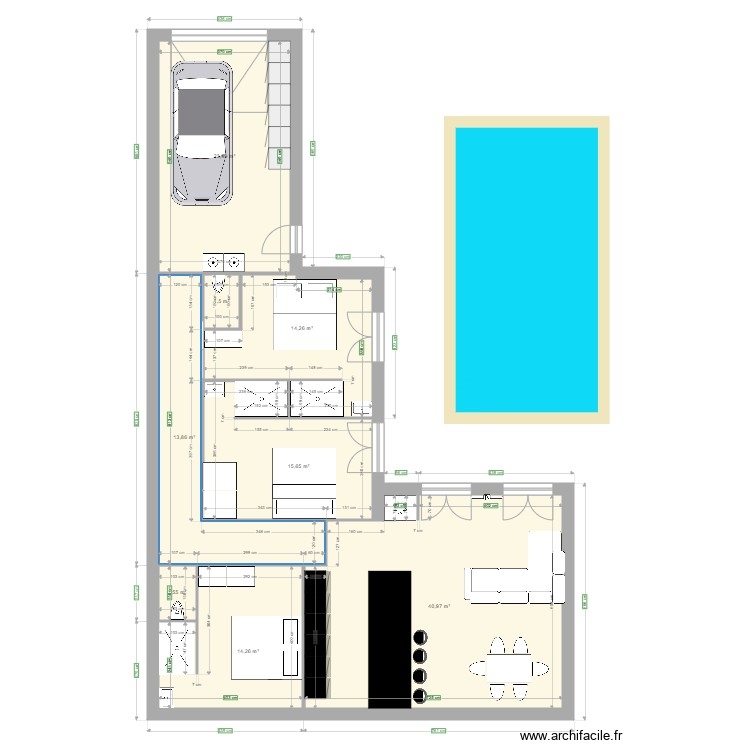 Barjac 150M2. Plan de 0 pièce et 0 m2