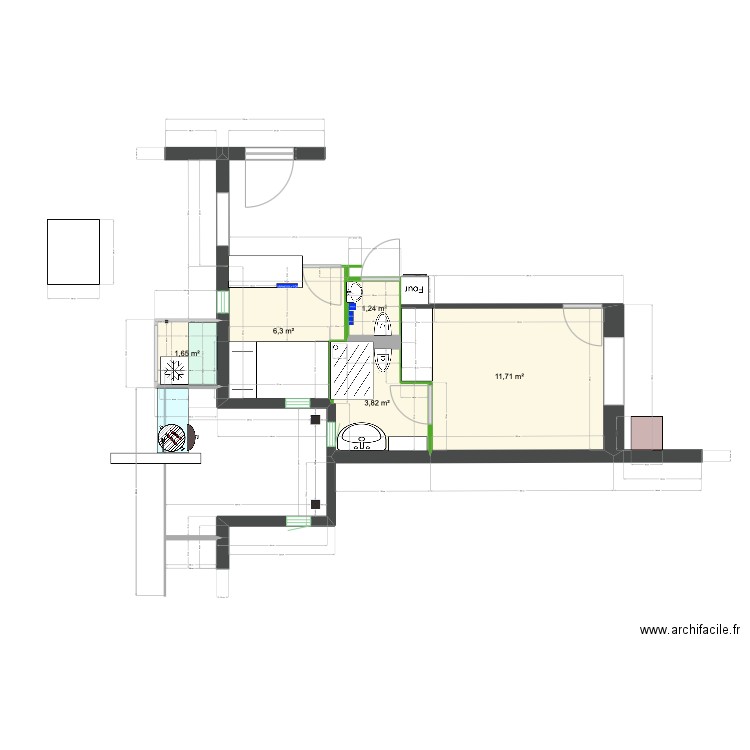Pl6 Nov-24 Utekök. Plan de 0 pièce et 0 m2