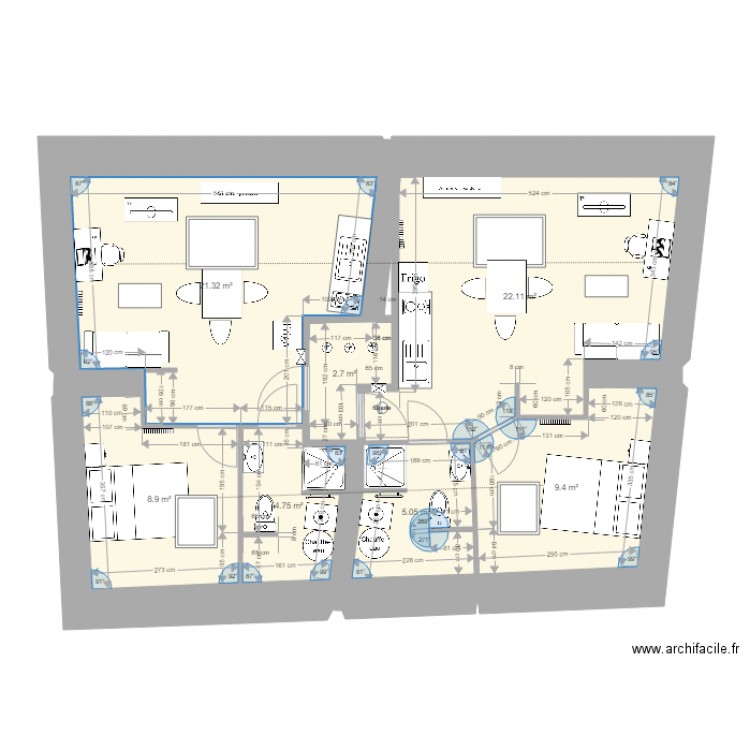 st nicolas Etage 2 V10. Plan de 0 pièce et 0 m2