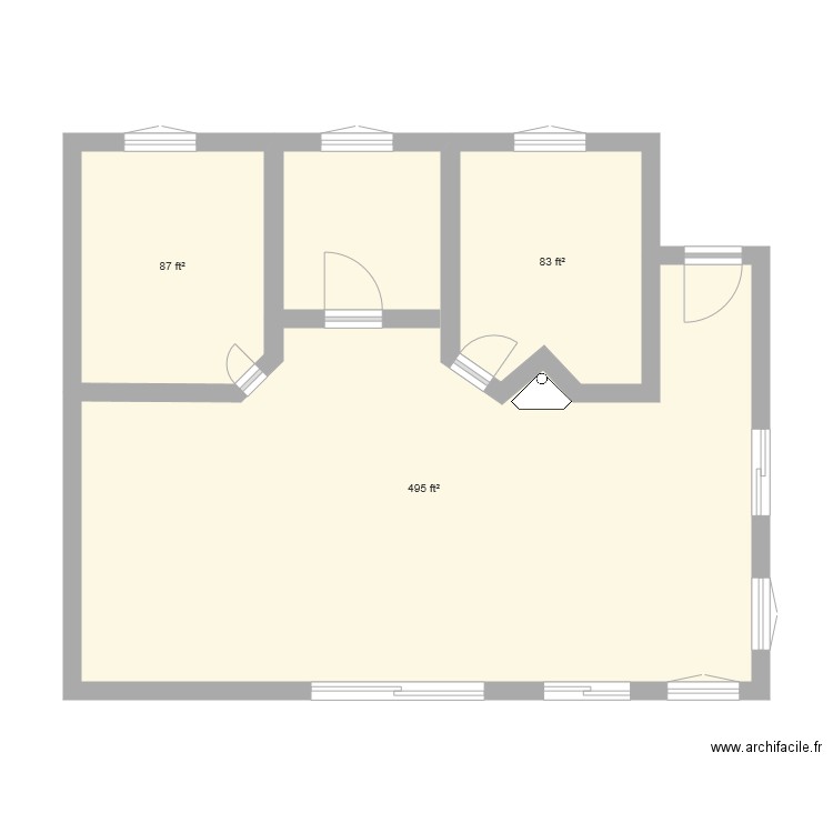 chalet 1. Plan de 0 pièce et 0 m2