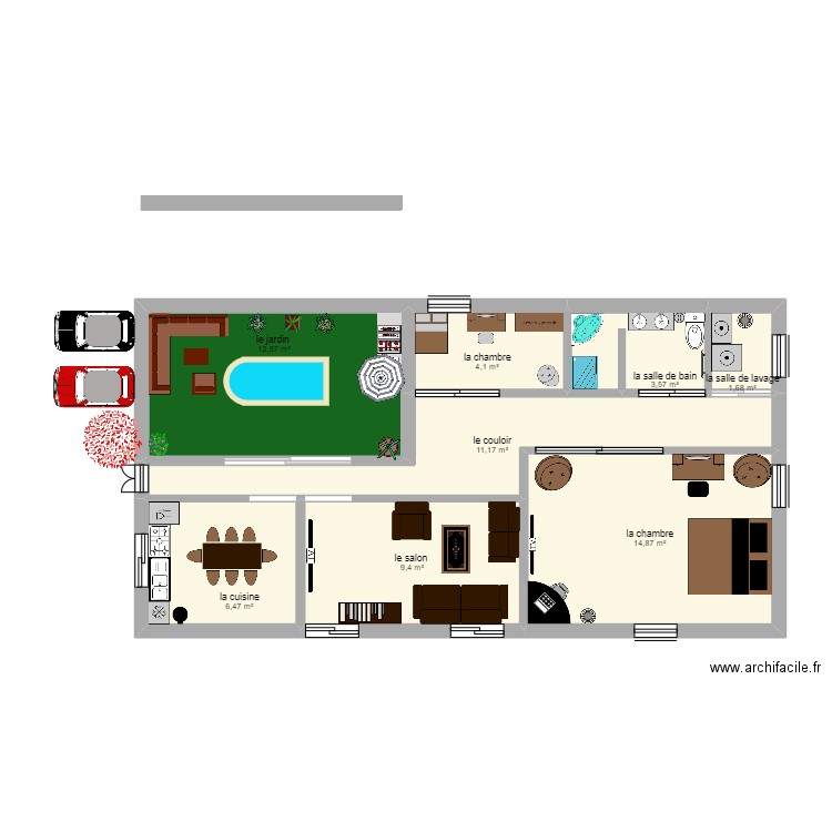 la maison Salazar pacheco Villela Laguna. Plan de 0 pièce et 0 m2