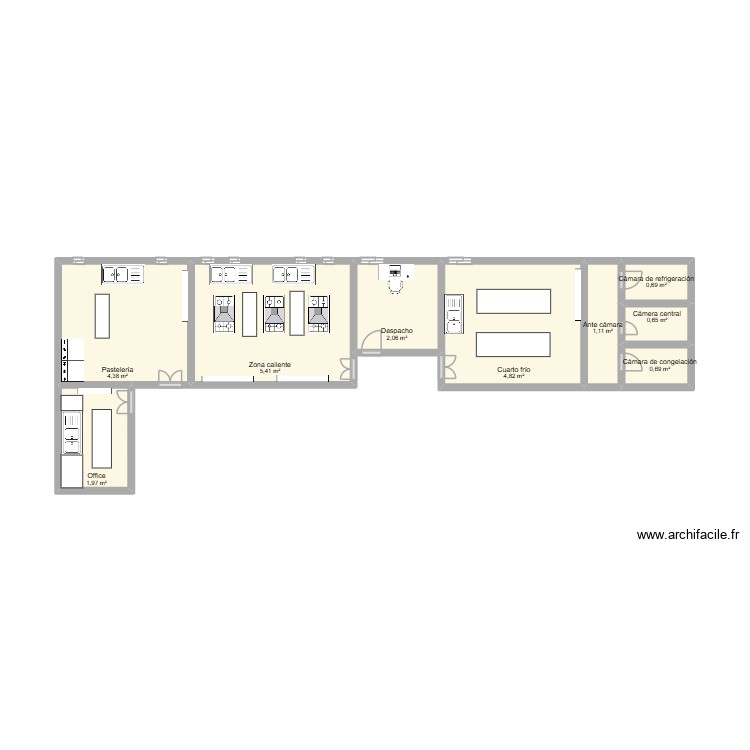 PLANO DE COCINA. Plan de 0 pièce et 0 m2 PLANO DE COCINA. Plan de 0 pièce et 0 m2
