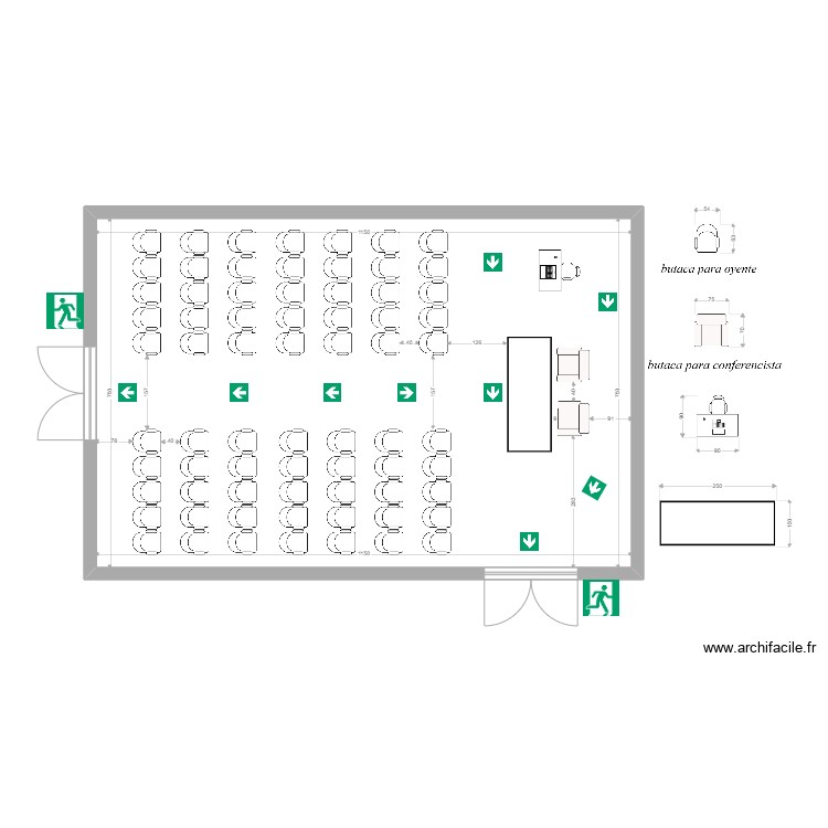 acustica plan. Plan de 0 pièce et 0 m2