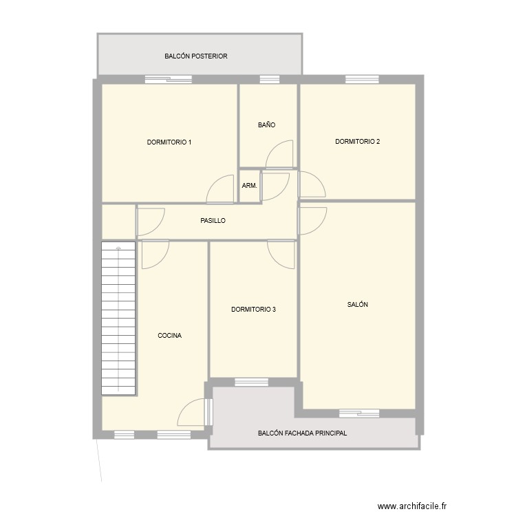 MAGALLON TENIENTE ROMERA PLANTA PRIMERA. Plan de 0 pièce et 0 m2