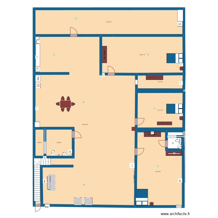 Plano Casa Numero 1. Plan de 0 pièce et 0 m2